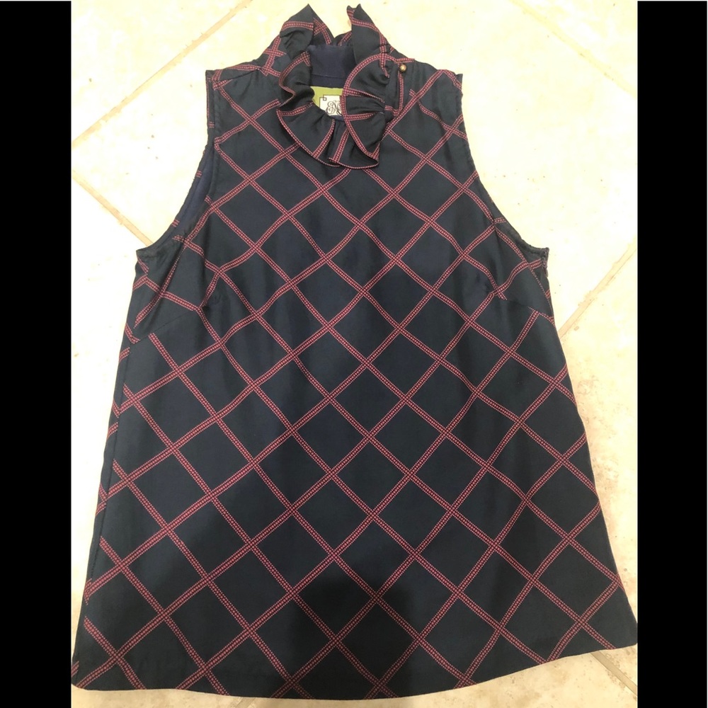 Elizabeth McKay Ruffle Neck Top